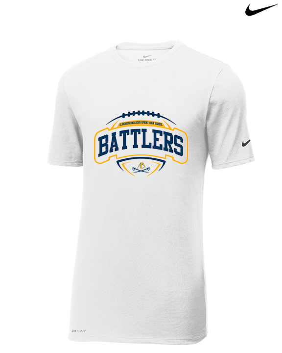 Alderson Broaddus Sprint Football Toss - Mens Nike Cotton Poly Tee