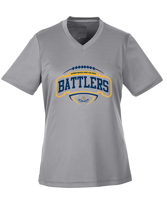 Alderson Broaddus Sprint Football Toss - Womens Performance Shirt