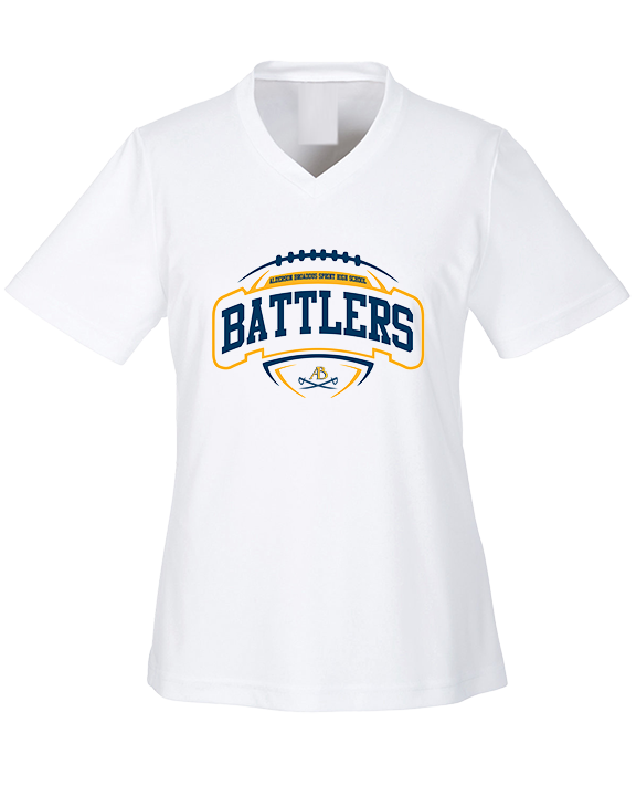Alderson Broaddus Sprint Football Toss - Womens Performance Shirt