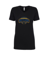 Alderson Broaddus Sprint Football Toss - Womens Vneck