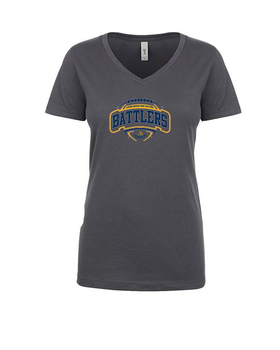 Alderson Broaddus Sprint Football Toss - Womens Vneck