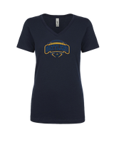 Alderson Broaddus Sprint Football Toss - Womens Vneck