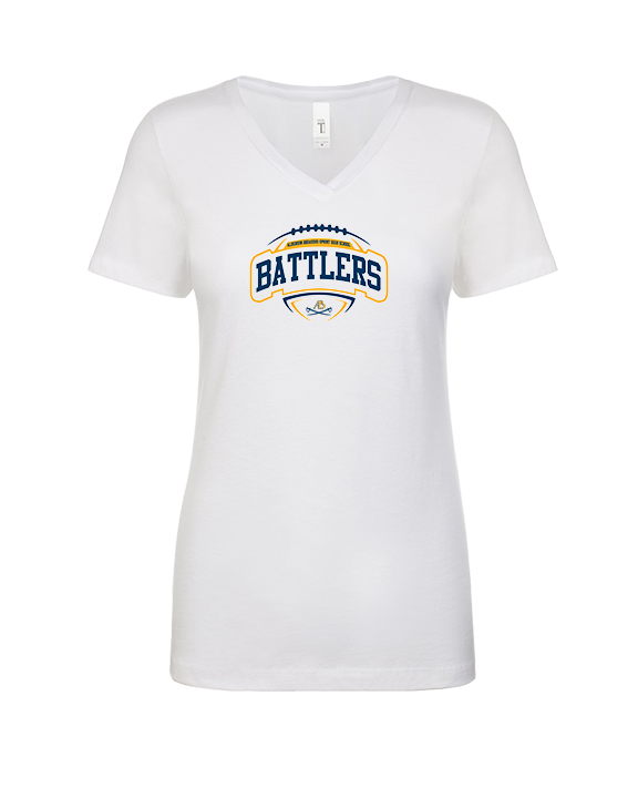 Alderson Broaddus Sprint Football Toss - Womens Vneck