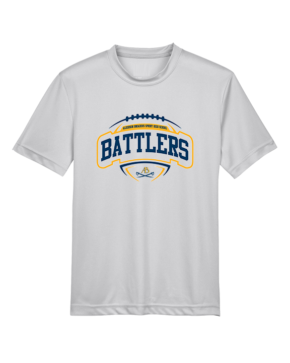 Alderson Broaddus Sprint Football Toss - Youth Performance Shirt