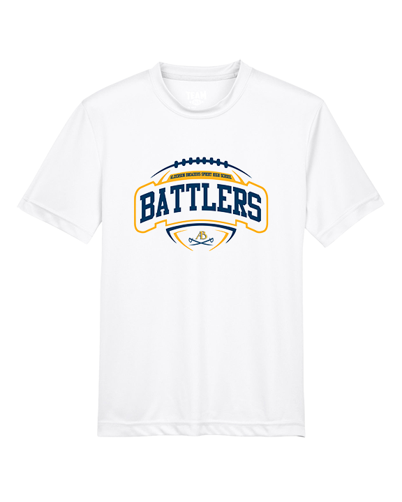 Alderson Broaddus Sprint Football Toss - Youth Performance Shirt