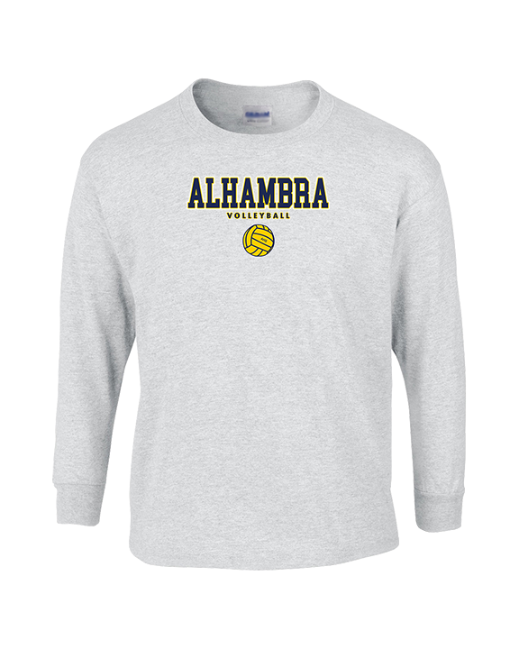 Alhambra HS Volleyball Block - Cotton Longsleeve