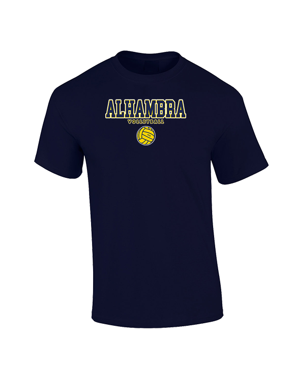 Alhambra HS Volleyball Block - Cotton T-Shirt
