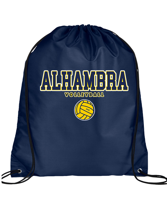 Alhambra HS Volleyball Block - Drawstring Bag