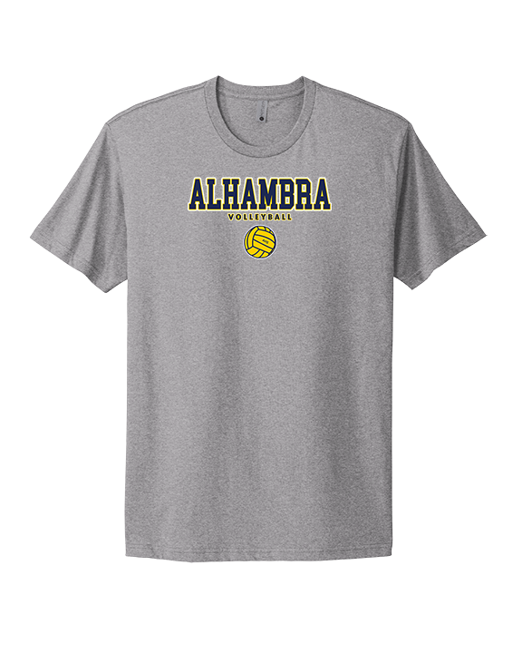 Alhambra HS Volleyball Block - Mens Select Cotton T-Shirt