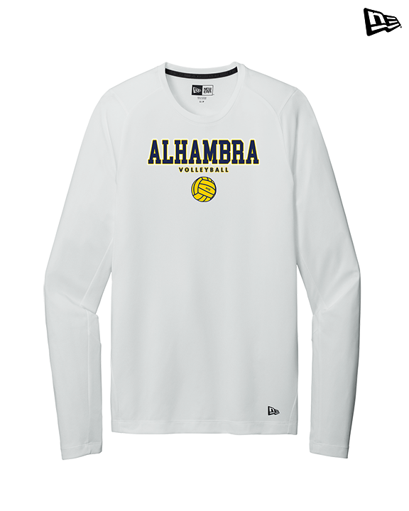Alhambra HS Volleyball Block - New Era Performance Long Sleeve
