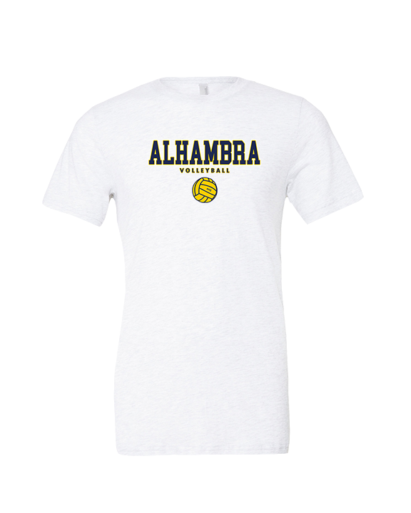 Alhambra HS Volleyball Block - Tri-Blend Shirt