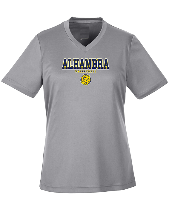 Alhambra HS Volleyball Block - Womens Performance Shirt