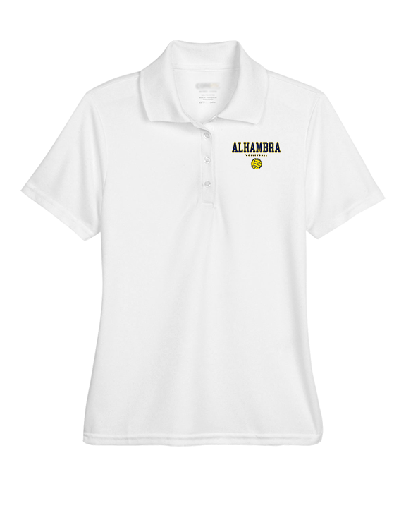 Alhambra HS Volleyball Block - Womens Polo