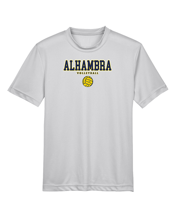 Alhambra HS Volleyball Block - Youth Performance Shirt
