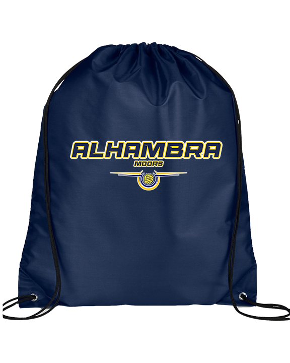 Alhambra HS Volleyball Design - Drawstring Bag