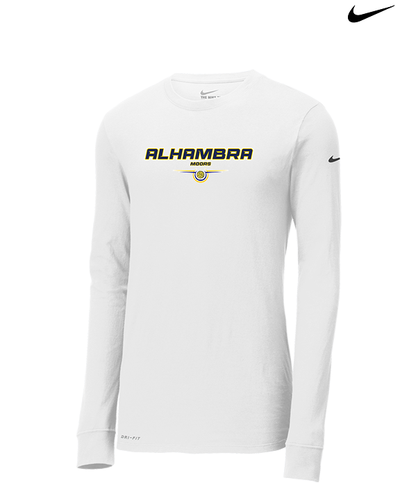 Alhambra HS Volleyball Design - Mens Nike Longsleeve