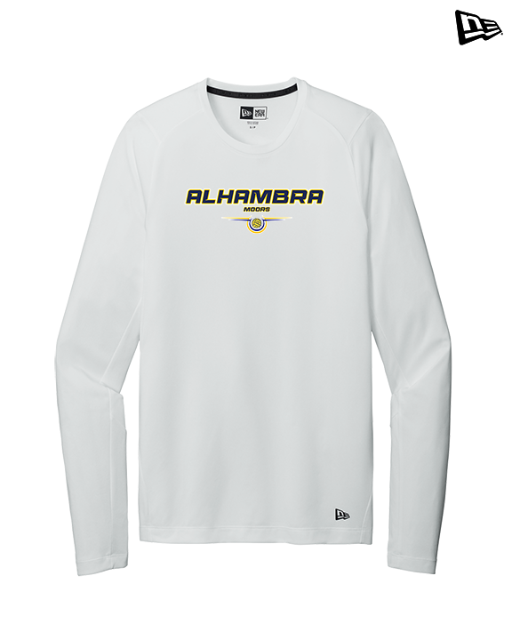 Alhambra HS Volleyball Design - New Era Performance Long Sleeve