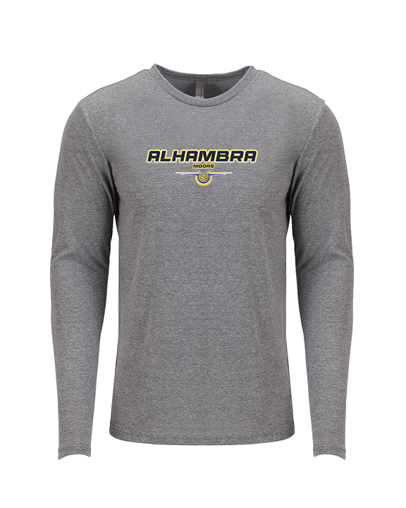 Alhambra HS Volleyball Design - Tri-Blend Long Sleeve