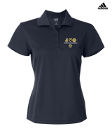 Alhambra HS Volleyball Peace Love Volleyball - Adidas Womens Polo