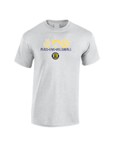 Alhambra HS Volleyball Peace Love Volleyball - Cotton T-Shirt