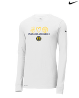 Alhambra HS Volleyball Peace Love Volleyball - Mens Nike Longsleeve