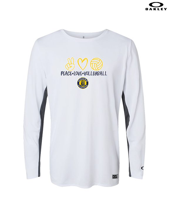 Alhambra HS Volleyball Peace Love Volleyball - Mens Oakley Longsleeve