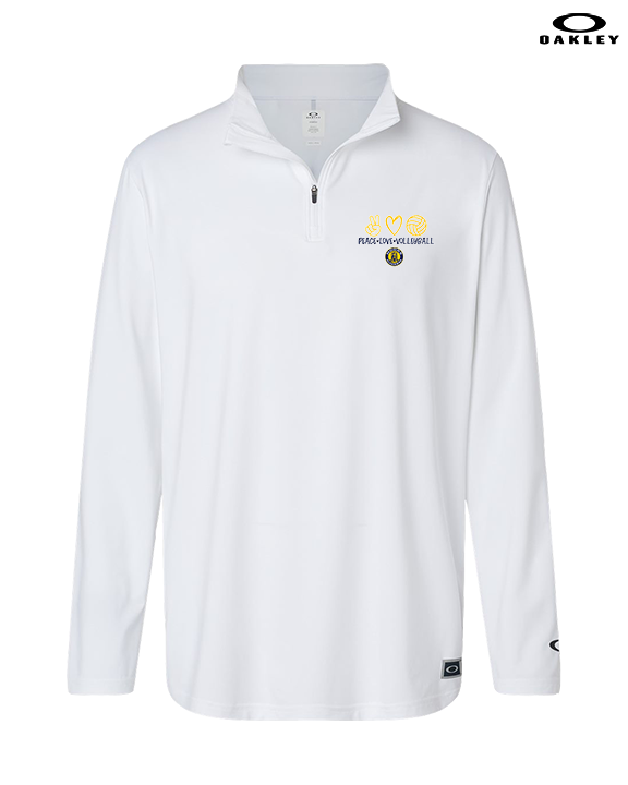 Alhambra HS Volleyball Peace Love Volleyball - Mens Oakley Quarter Zip