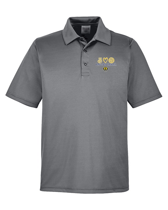 Alhambra HS Volleyball Peace Love Volleyball - Mens Polo
