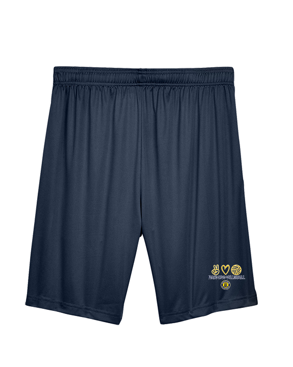 Alhambra HS Volleyball Peace Love Volleyball - Mens Training Shorts with Pockets