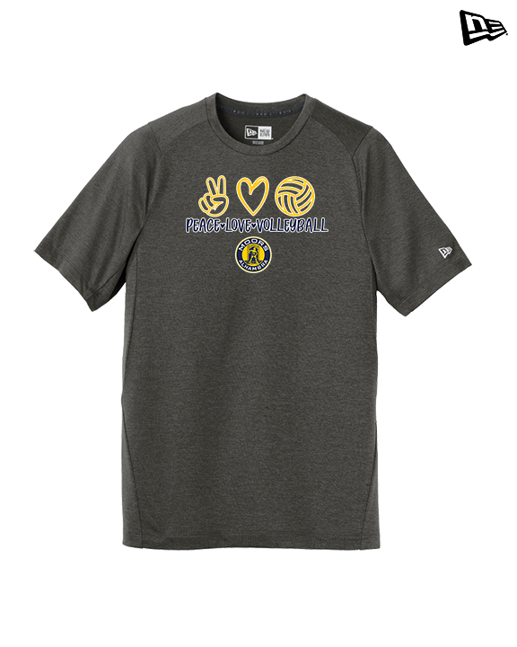 Alhambra HS Volleyball Peace Love Volleyball - New Era Performance Shirt