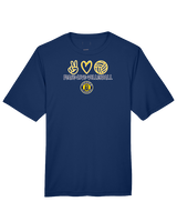 Alhambra HS Volleyball Peace Love Volleyball - Performance Shirt