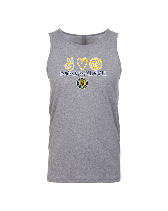 Alhambra HS Volleyball Peace Love Volleyball - Tank Top