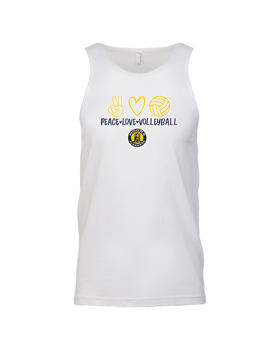 Alhambra HS Volleyball Peace Love Volleyball - Tank Top