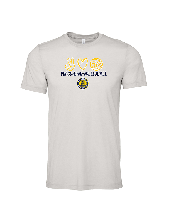 Alhambra HS Volleyball Peace Love Volleyball - Tri-Blend Shirt