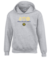 Alhambra HS Volleyball Peace Love Volleyball - Youth Hoodie