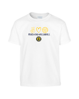Alhambra HS Volleyball Peace Love Volleyball - Youth Shirt