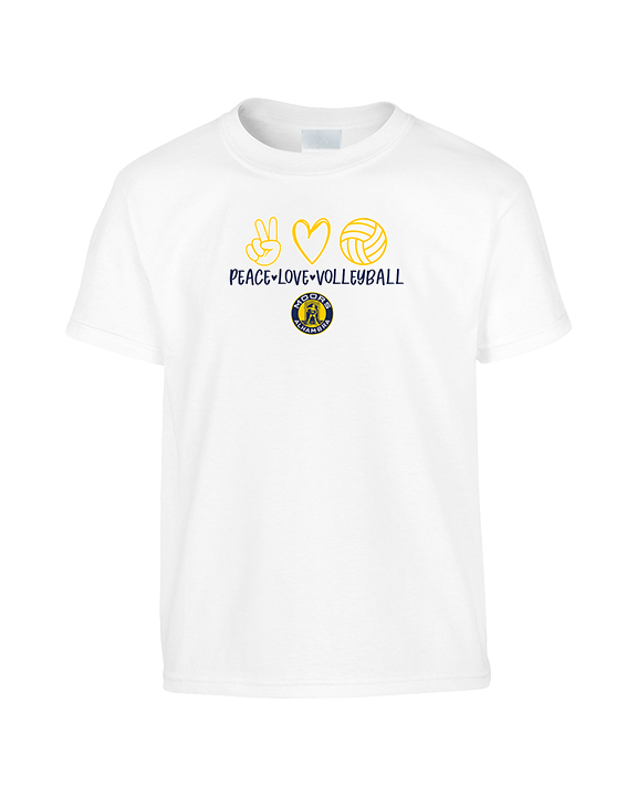 Alhambra HS Volleyball Peace Love Volleyball - Youth Shirt