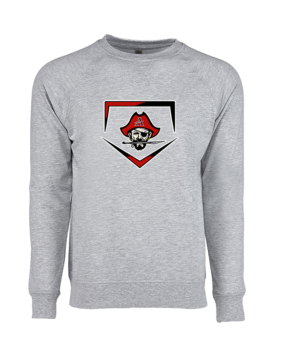 Allatoona HS Baseball Plate - Crewneck Sweatshirt
