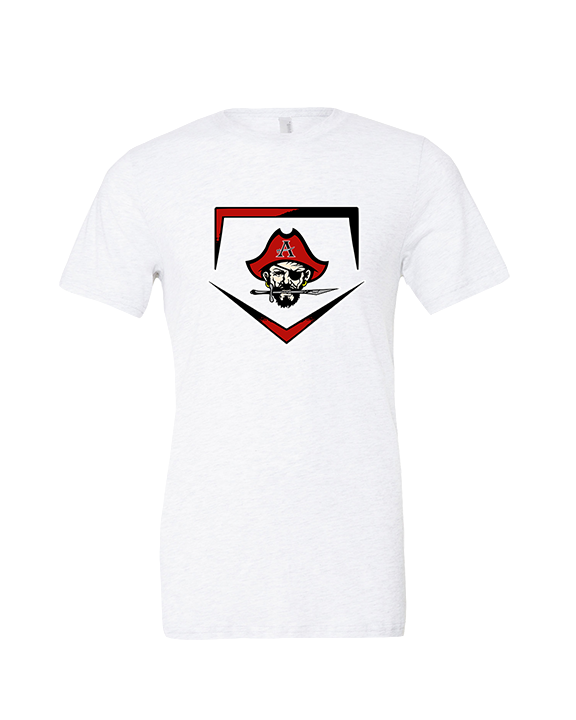 Allatoona HS Baseball Plate - Tri - Blend Shirt