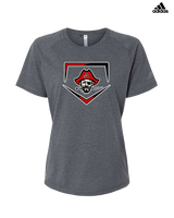 Allatoona HS Baseball Plate - Womens Adidas Performance Shirt