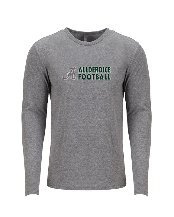 Allderdice HS Football Basic - Tri-Blend Long Sleeve