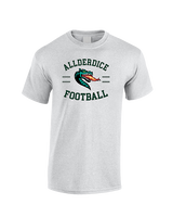 Allderdice HS Football Curve - Cotton T-Shirt