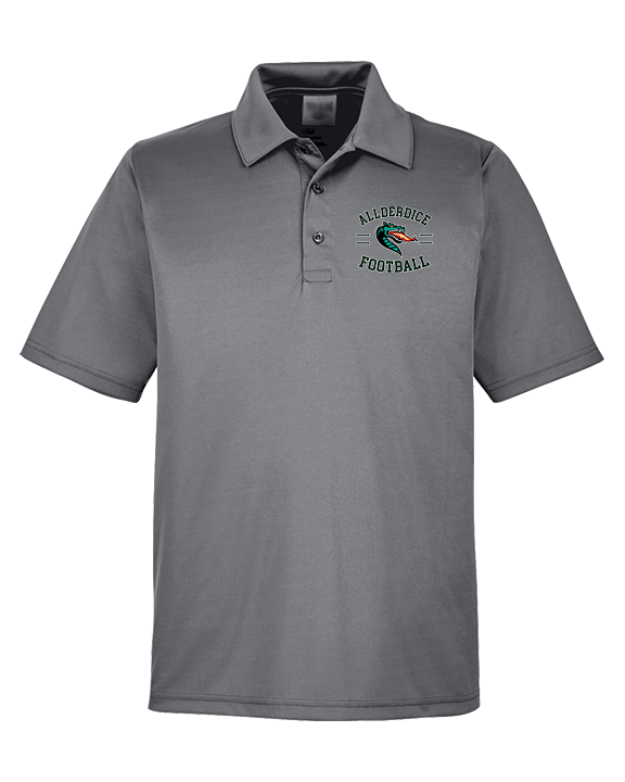 Allderdice HS Football Curve - Mens Polo