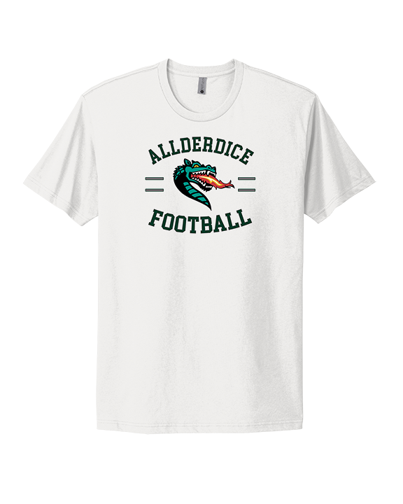 Allderdice HS Football Curve - Mens Select Cotton T-Shirt