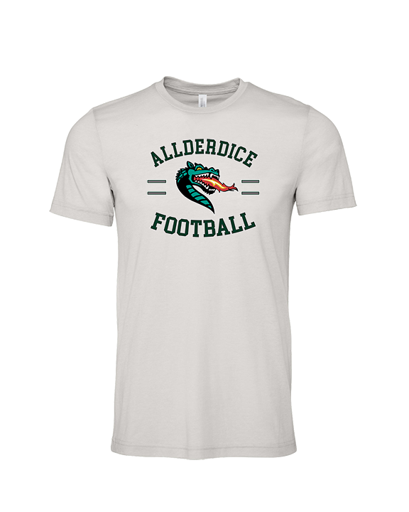 Allderdice HS Football Curve - Tri-Blend Shirt