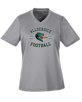 Allderdice HS Football Curve - Womens Performance Shirt