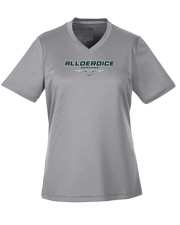 Allderdice HS Football Design - Womens Performance Shirt