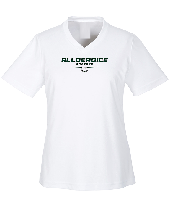 Allderdice HS Football Design - Womens Performance Shirt