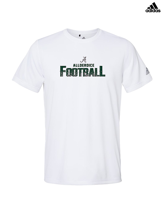 Allderdice HS Football Splatter - Mens Adidas Performance Shirt