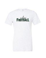 Allderdice HS Football Splatter - Tri-Blend Shirt